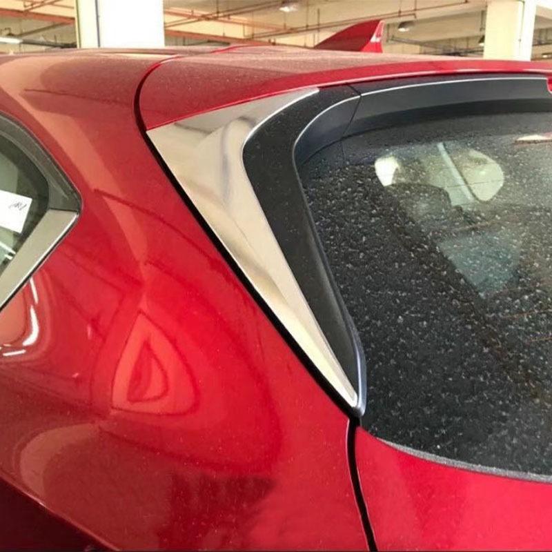 Für Mazda CX-5 CX5 2017-2025 ABS Heckscheiben-Seiten-Dekorleiste Auto-Außendekor Zubehör Modifikations Teile