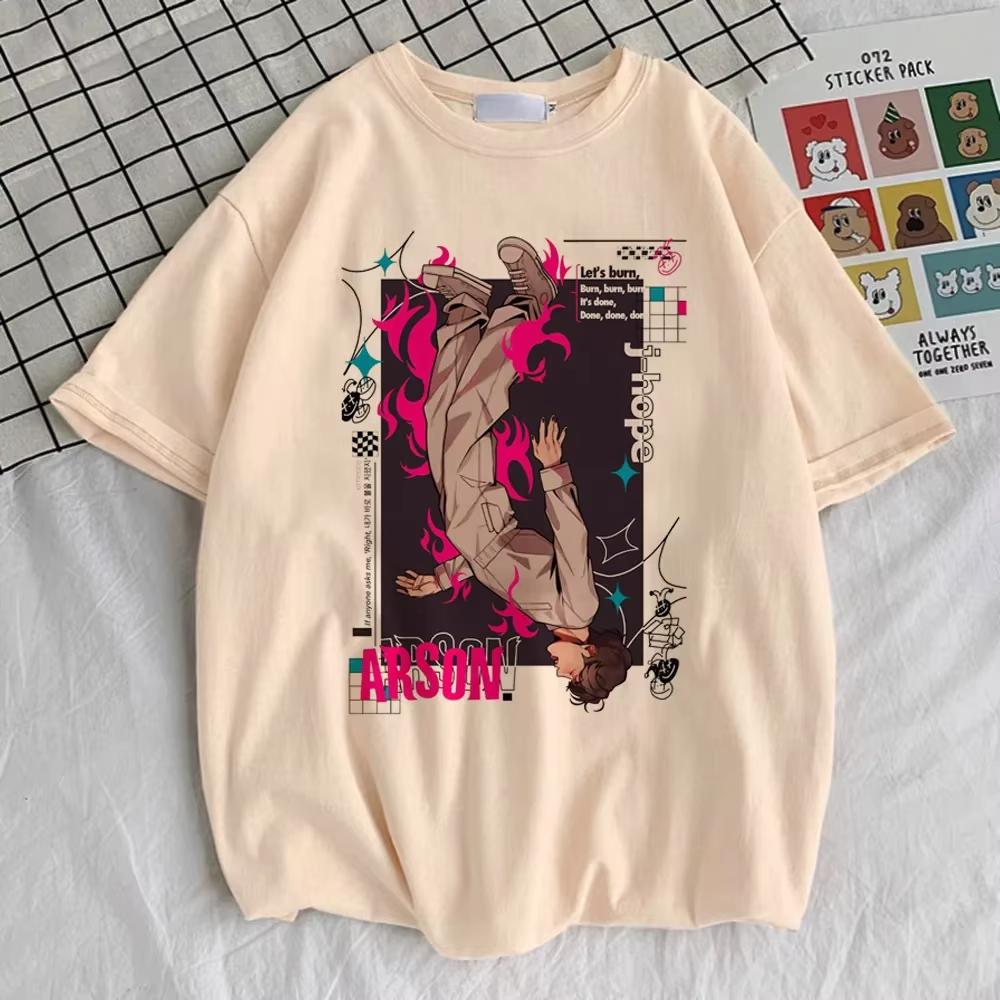 Jhope T-shirt Women Comfortable Pop Culture Korean Clothes Graphic T Shirt Colorful Comfortable Classic Breathable Grunge Anime