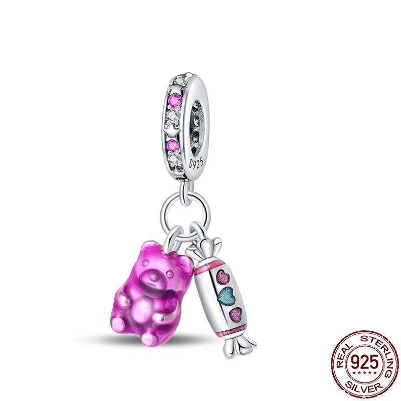 100% Real Copper French Fries Donuts Pendant Fit Original Pan Bracelet For Women Birthday Fine Jewelry Gift