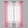 Solid Color Gradual Change Printing Curtain Screen Curtain Simple Window Screen Fabric Curtain Finished Balcony Living Room Bay Window Special Price