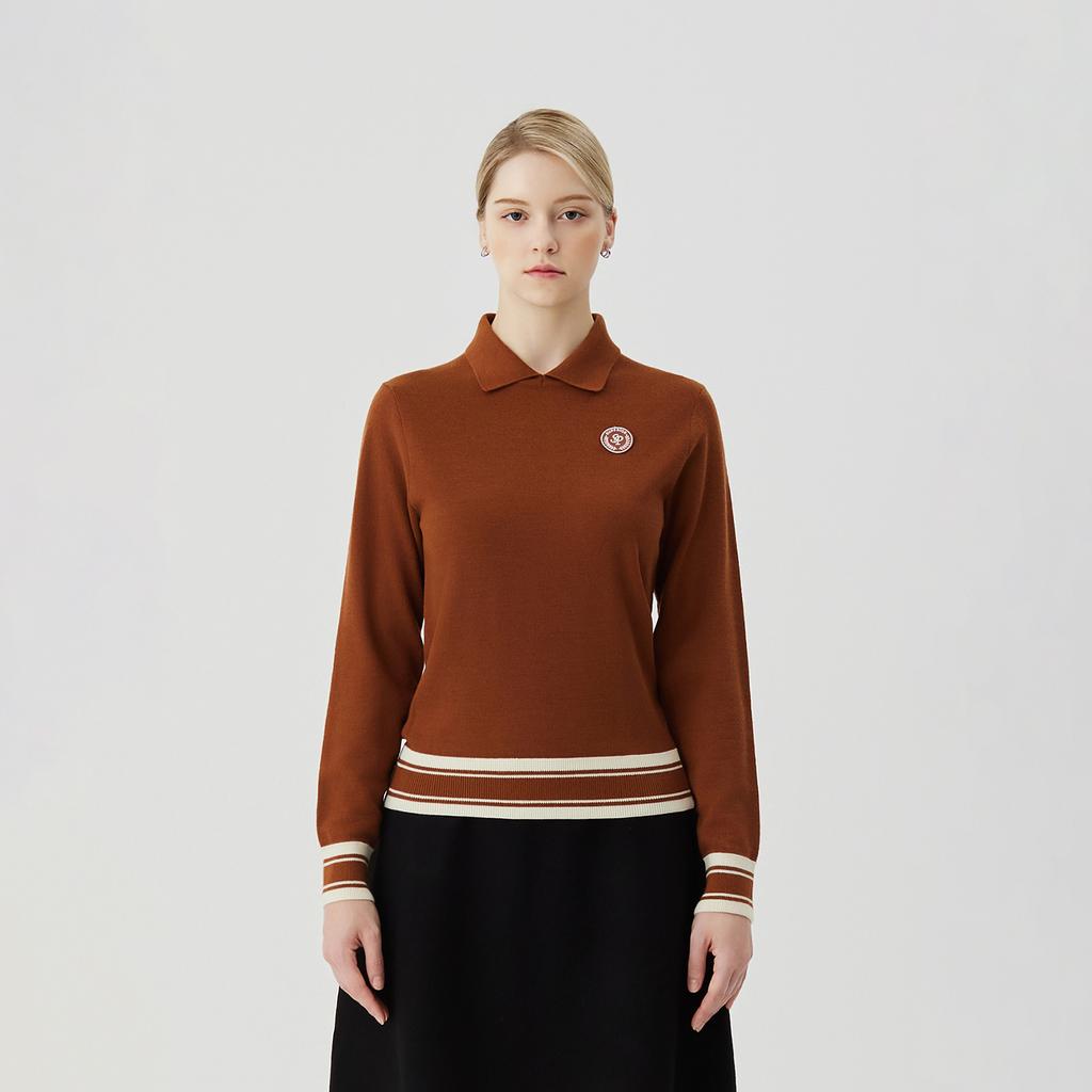 SUPERIOR Women'S Logo Basic Sweater Camel (Iw0Ets30160)