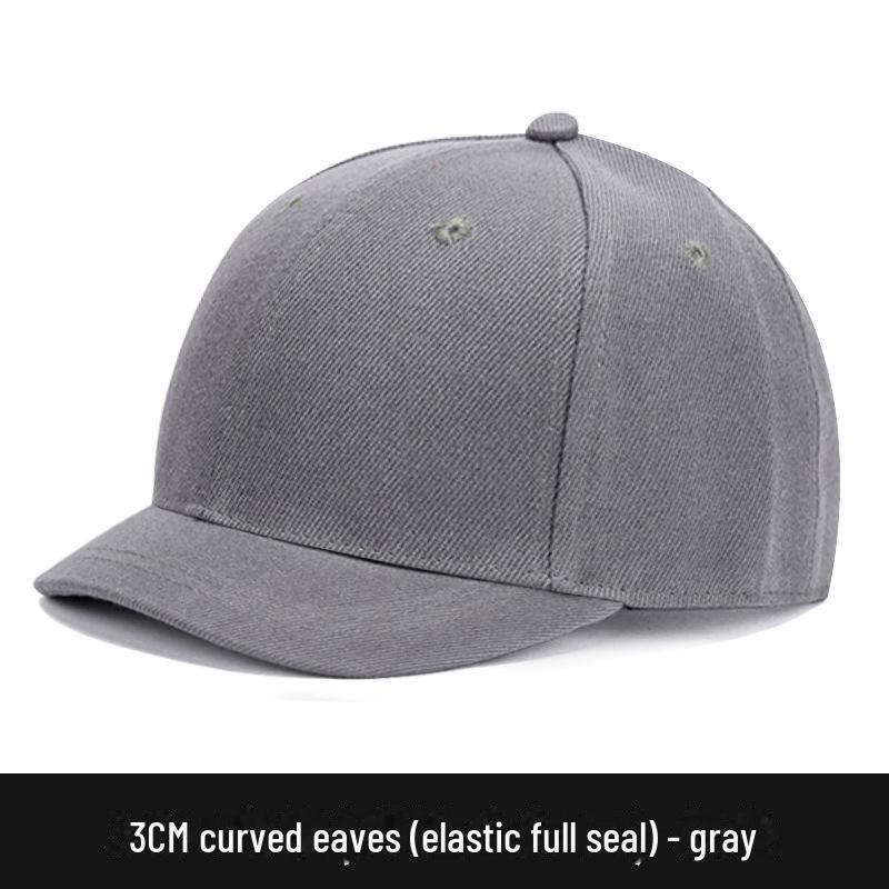 

Мужская бейсболка большого размера с герметичным жестким верхом и короткими полями — модная, двусторонняя, в стиле «утконос» для пар Small (52-54cm)