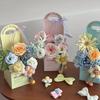 2Pcs Creative Hand-Folded Folded Flower Box Flower Gift Box Romantic Flower Arrangement Box Portable Bouquet Wrapping Box
