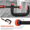 2/3inch Quick Release Plastic G Type Strong Clamp Woodwork Quick Release Grip G Clipping  Engineering Plastic Clip Hand Tools