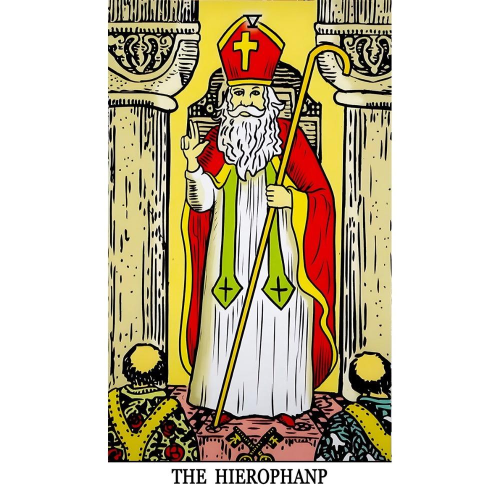 Winter Waite Tarot, 78-teiliges Tarot mit Bildern vor winterlichem Hintergrund, basierend auf dem Rider Tarot des RWS-Systems, 12 x 7 cm