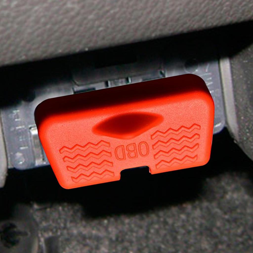 OBD Dust Cover Silicone Dustproof Anti-Theft Auto Supplies OBD Scanner Cover For SUV RV Vehicle Trip Travel Driver Pickups Daily