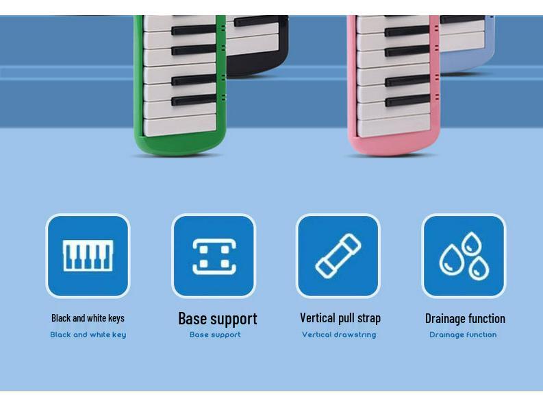 37-Key Melodica Soft Canvas Case for Children’s Classroom and Performance