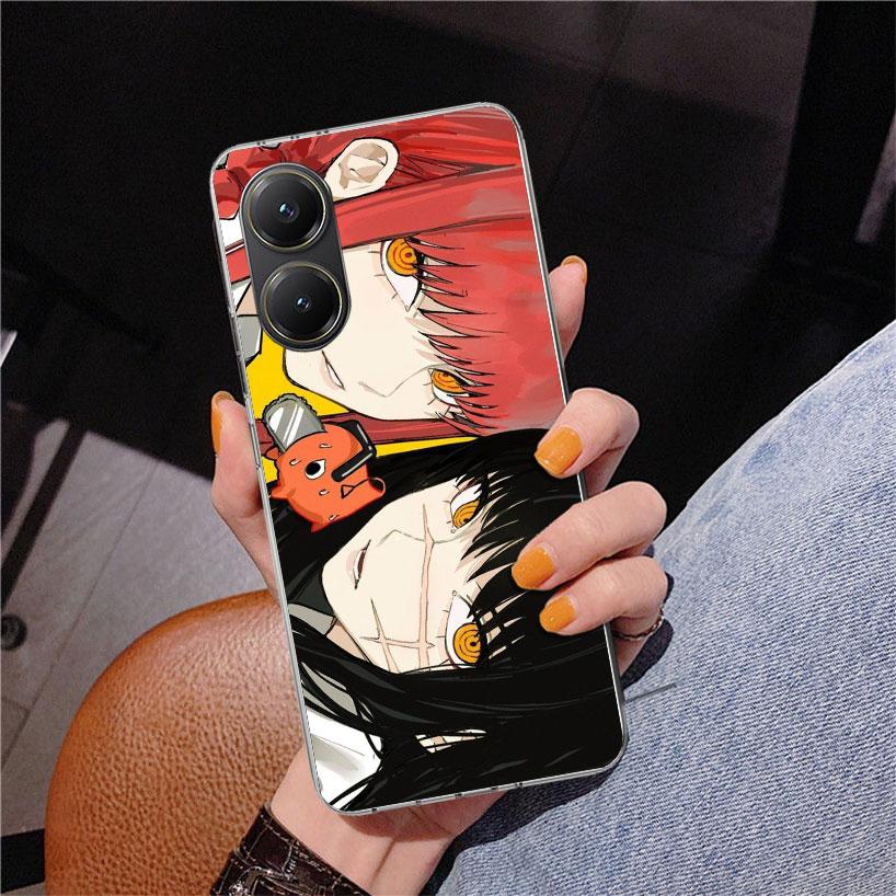 C-Chainsaw Mans Yoru War Devil Phone Case For Xiaomi Poco X7 X6 X5 Pro F7 Ultra Redmi 15C 15 13C 13 12C 12 10 10A 10C 9 9A 9C 9T