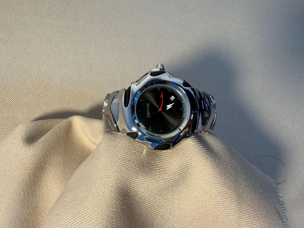 Pre-owned Irregular Blade Retro Men's Watch: High-End Niche Fashion Design