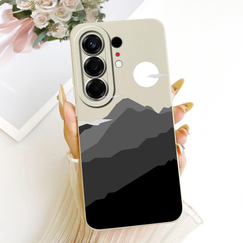 Hülle Für Tecno Camon 50 4G Cover CN5 Luxus Mode Blumen Kawaii Niedlich Bemalt Stoßfest Silikonhülle Für Techno Camon 50 4G