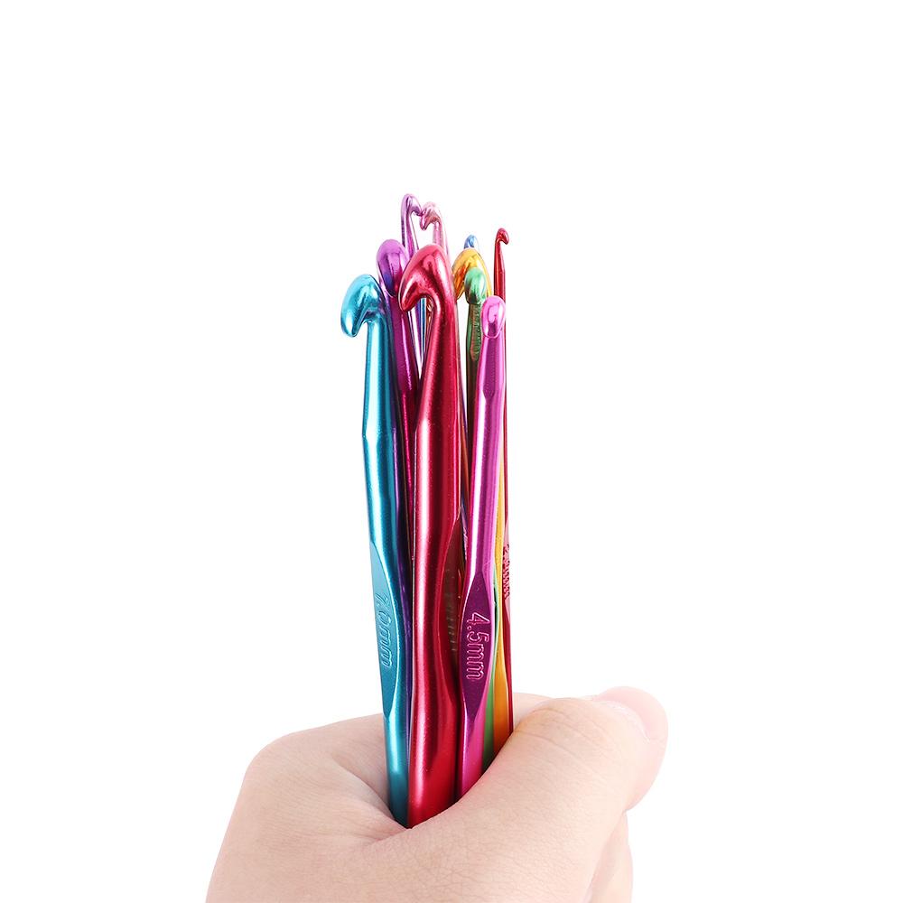 DIY Craft With Ergonomic Grips Sewing Needles Crochet Hook Set Knitting Needles Weave Accessaries