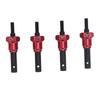 Portal Stub Axle Drive Shaft Aluminum Alloy Steel Stub Axle Drive Shaft Replacement for 1/10 RC Crawler