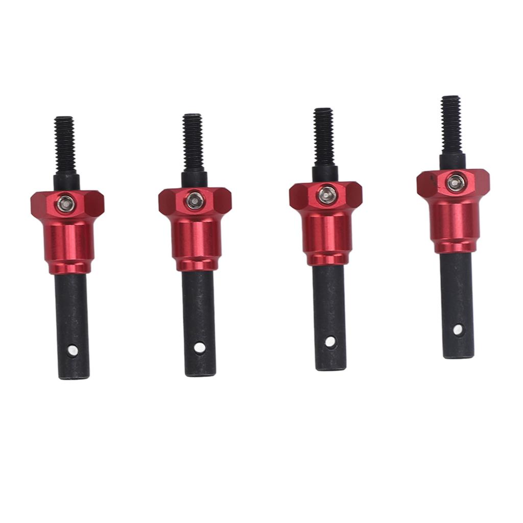 Portal Stub Axle Drive Shaft Aluminum Alloy Steel Stub Axle Drive Shaft Replacement for 1/10 RC Crawler