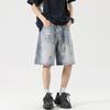 New Summer Loose Jeans Men's Mid-sized Shorts