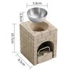 Essential Oil Melt Burner Room Hotel Tealight Candle Holder Multipurpose Essential Oil Decor