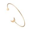 Metal Arm Cuff Upper Arm Bracelet Band for Women Gold Silver Adjustable Arm Cuff