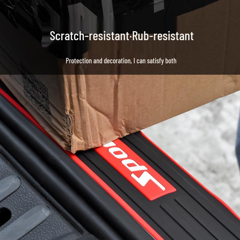 Rear Trunk Anti-Collision Rubber Protector Strip