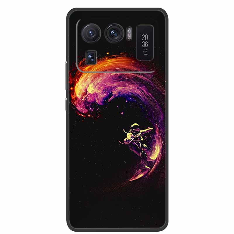 For Xiaomi Mi 11 Ultra Case 6.81 Shockproof Soft silicone TPU Back Cover Cases For Xiaomi11 Ultra Phone fundas Mi11 Ultra Cute