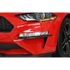 Car Front Fog Light Lamp Eyelid Decoration Cover Trim Strips for Ford Mustang 2018    2022 Exterior Accessories