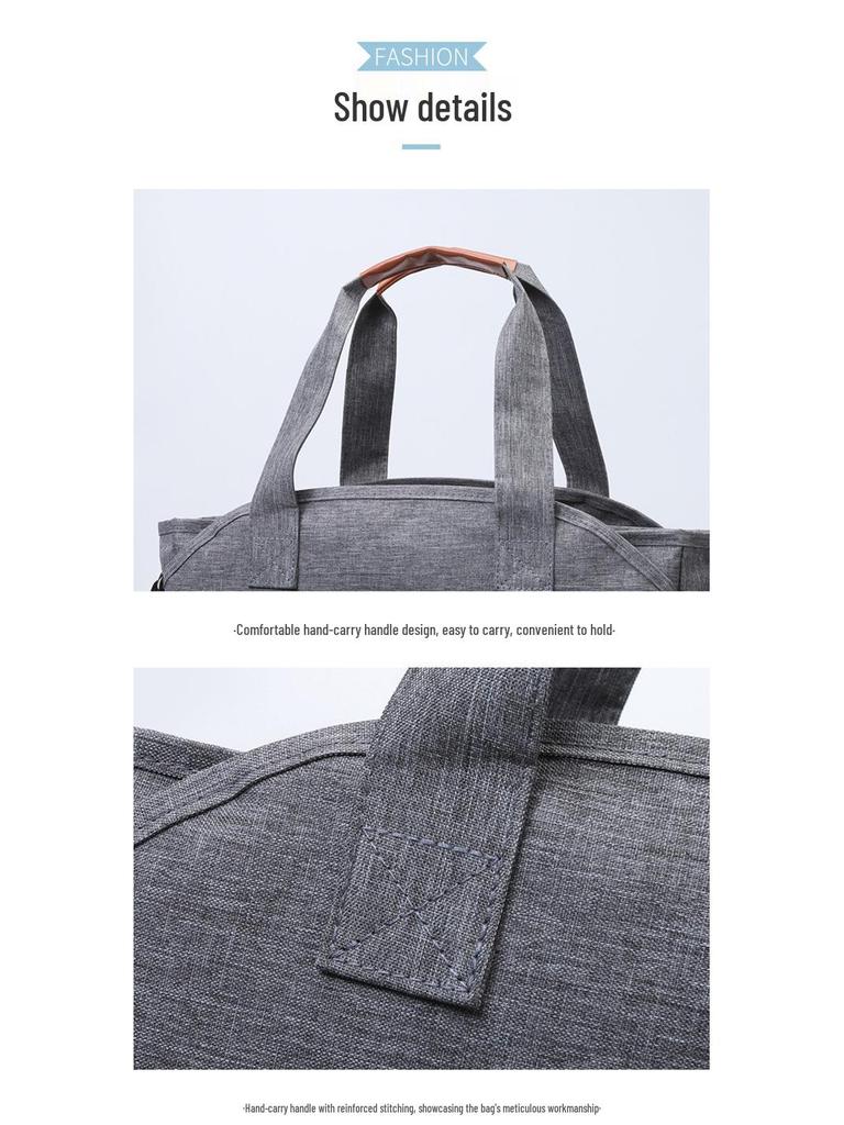 One-Shoulder Multi-Functional Mom & Baby Crossbody Bag with Stroller Attachment