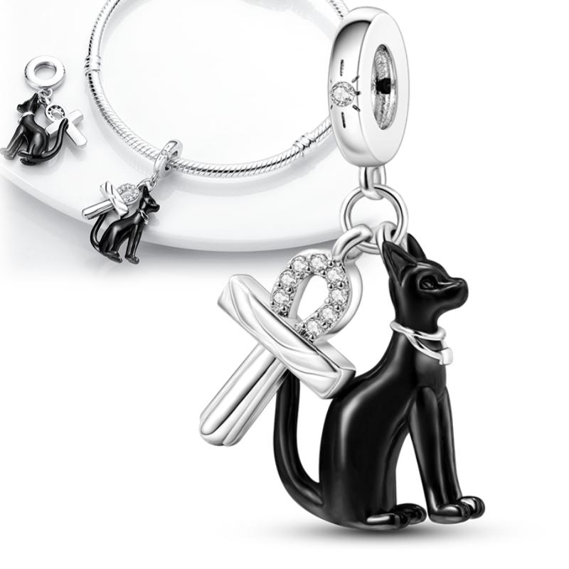 Copper Paris Tower Pyramid Travel Country Flag Charm Fit Original Bracelet Necklace Beads Pendant Women Diy Jewelry