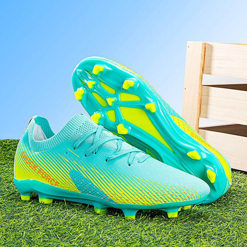 European Cup 2025 football shoes men's low-top students grass game training AG long nails TF broken nails sports shoes