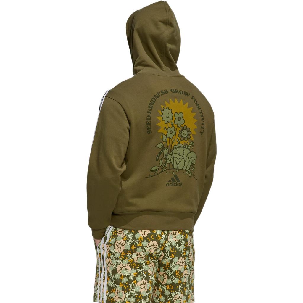 adidas Jackets Men's Green Hooded Moderate Other HS3507