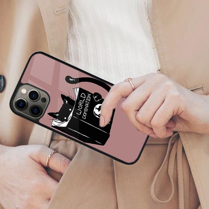 Black Cat Cartoon Cute Black Magnetic Phone Case For APPLE iPhone 17 Air 16 14 13 12 Pro Max 15 Plus Wireless MagSafe Cover