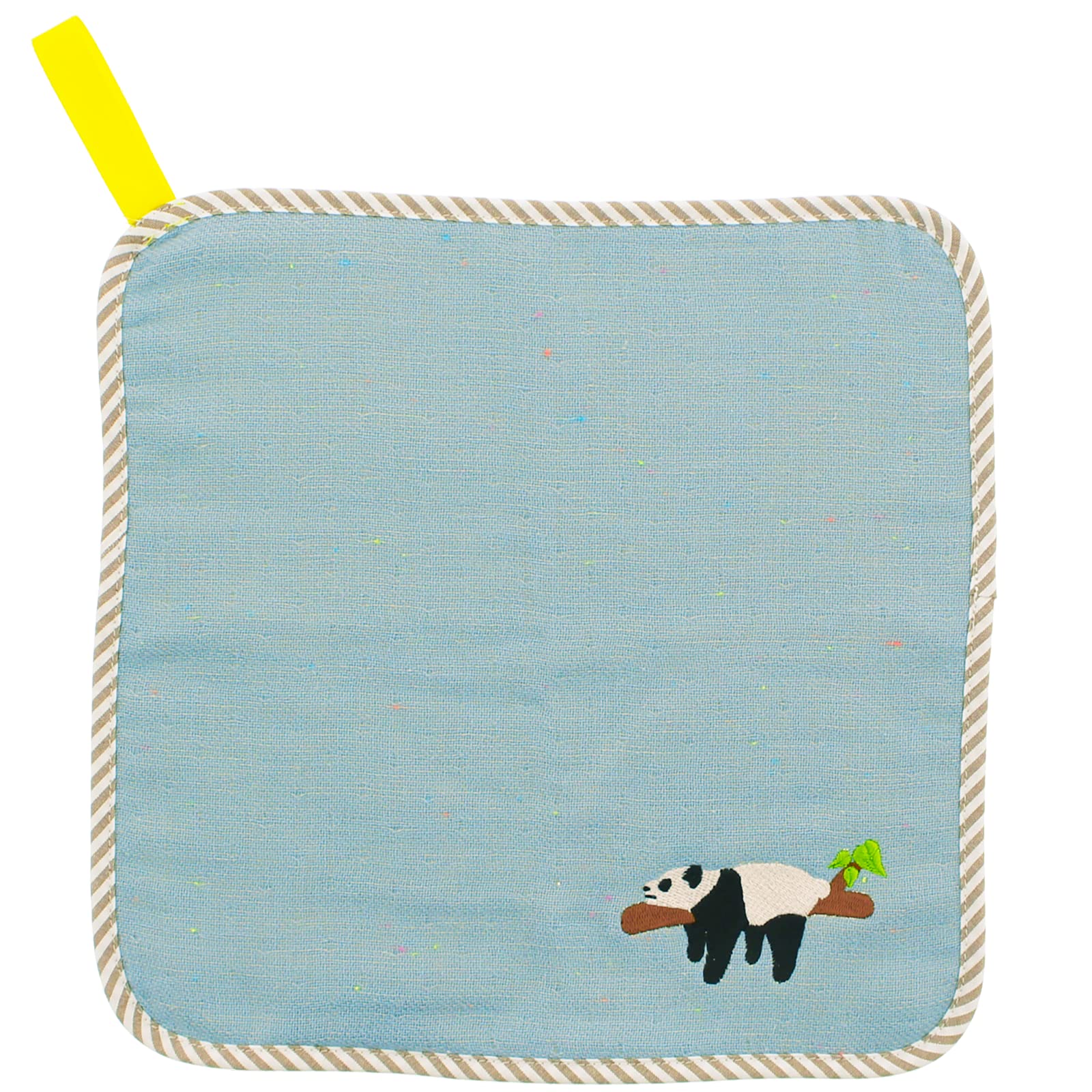 Tanaka Sangyo Imabari Towel mama&me LAZY ANIMALS Детское полотенце для рук Синий (Панда) 27 x 27 см MM2201-0090-42
