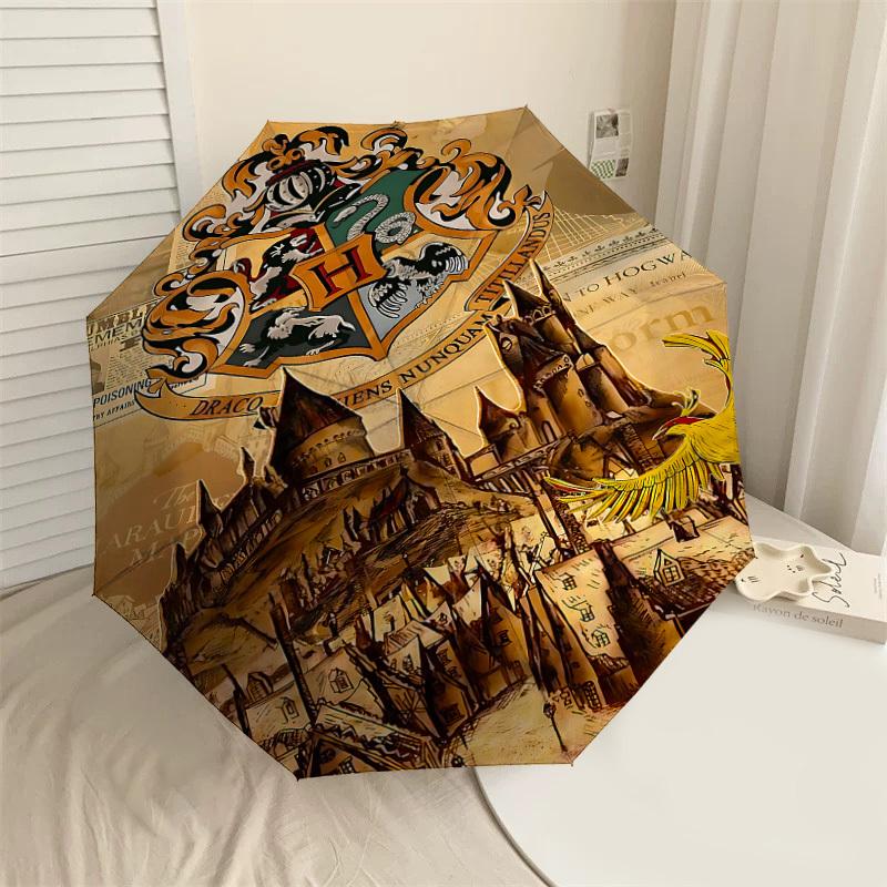 

1PC Hogwarts Phoenix Umbrella-8-Rib Reinforced, Automatic Open, Lightweight & Durable, Cute Fashion Accessory for Outdoor, D2662