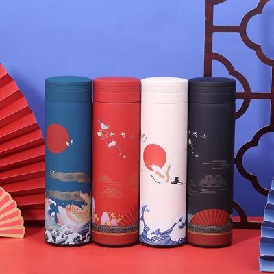 Vacuum Flask Chinese Style 304 Stainless Steel Gift Cups Group Purchase Water Cups