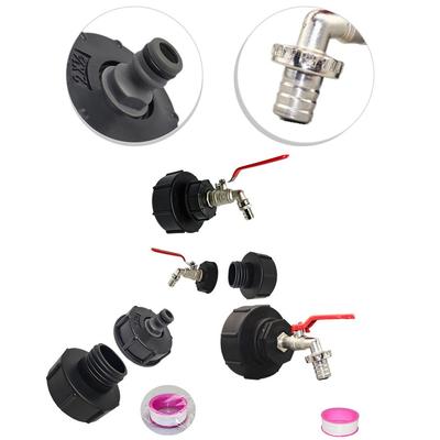 IBC Tote Tank Hose Valve Adapter for Efficient Garden Irrigation Tasks