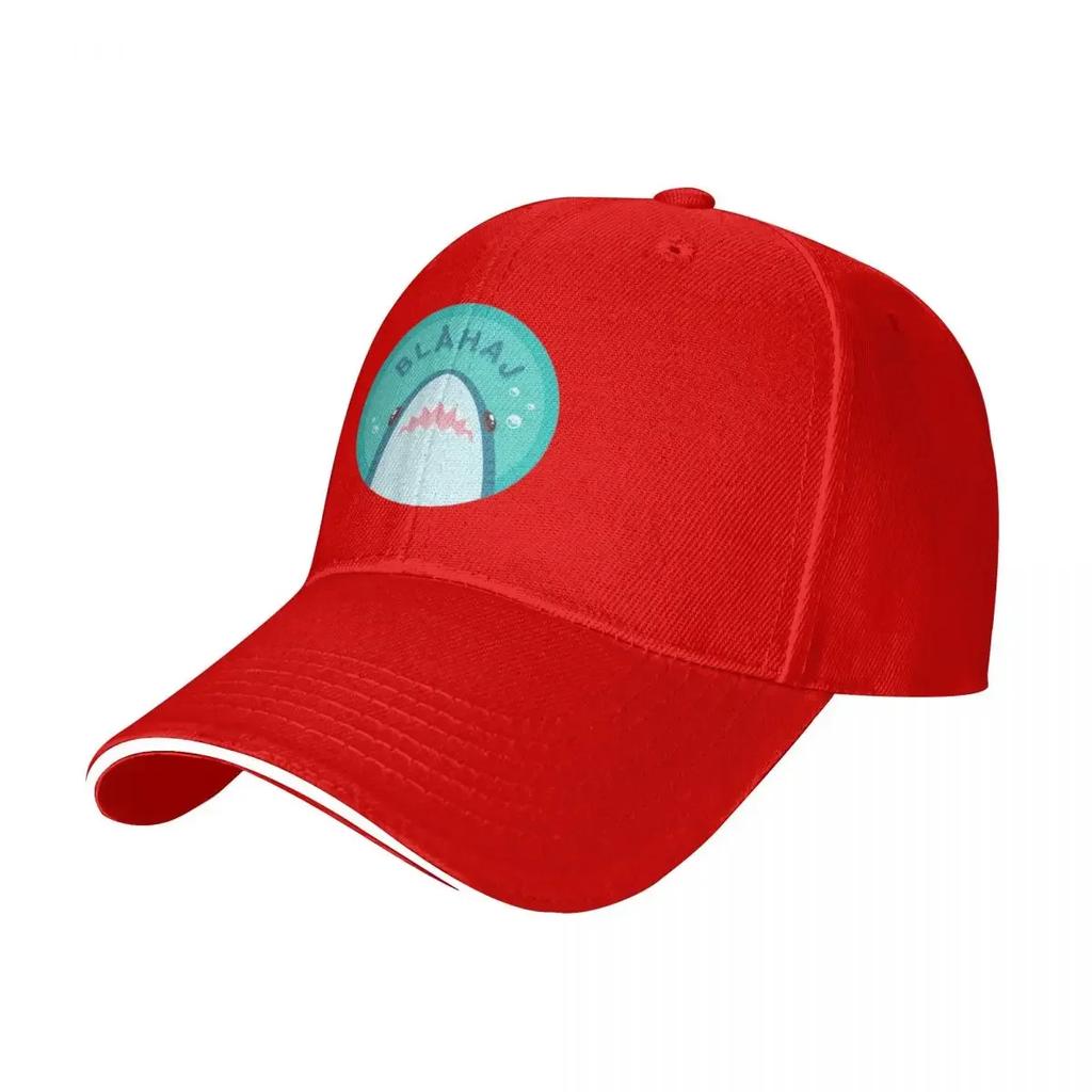 Blahaj Blue Shark Hiking Baseball Caps Women Personalized Male Beach Sunscreen Hat Snapback Cap