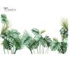 Removable Monstera Leaves DIY Wall Sticker Living Room Background Decal Decor
