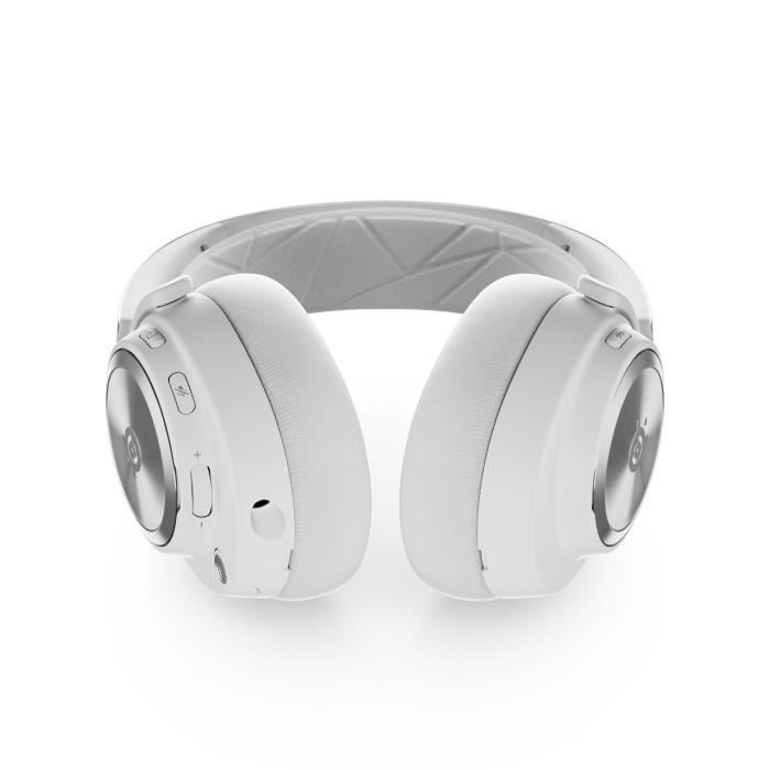 Casque-Micro Gaming Sans Fil - STEELSERIES - Arctis Nova Pro - Blanc