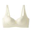 Women Seamless Wireless Push Up Gathering Side Support Comfortable Bra