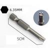 1PACK/5Pcs Special-shaped Screwdriver Set 50mm U-shaped Y-Type Triangle Inner Cross Three Points Screwdriver Bit Tool