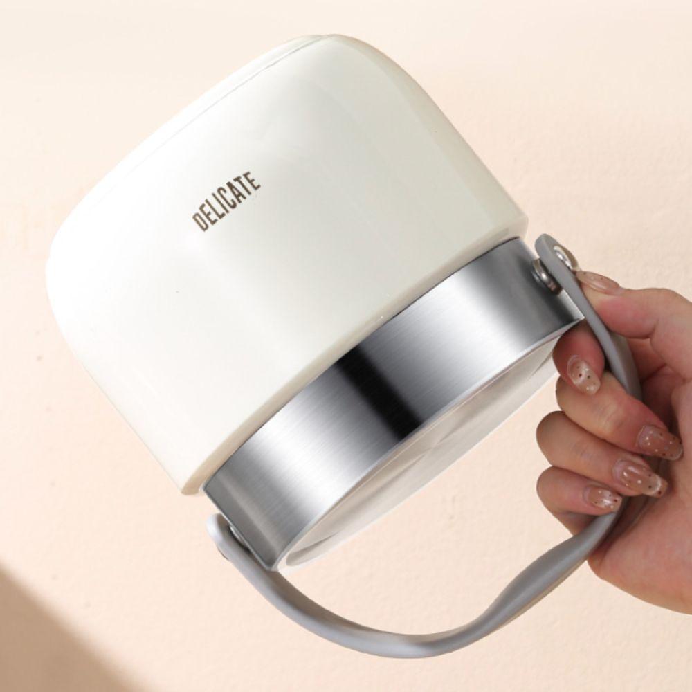 304 Stainless Steel Insulated Lunch Bucket with Spoon Vacuum Pot Durable Thermos Food Jar  Soup