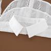 New Fake Collar Shirt Women White Lapel Ruffles Stand False Collar Woman Girls Detachable Collar Lace Removable Half Shirt