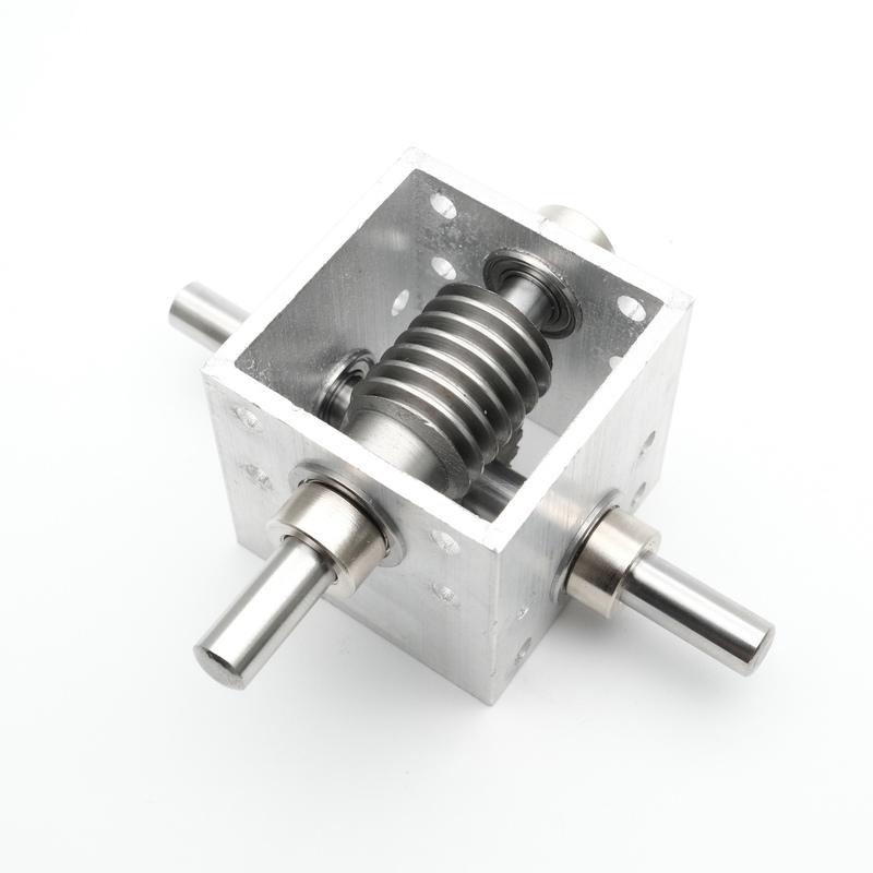 1:20 8MM High Torque Metal Gearbox Worm Gear Reducer DIY Robot Toy Car Precision Gear Ratio For Enhanced Performance