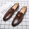 Luxury Men's Brown Dress Shoes 2025 Brand Oxford Shoes Man Social Casual Business Shoes Men Wedding Leather Shoe Zapatillas Male