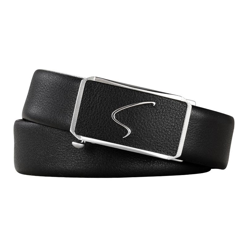 

SATCHI Men s First Layer Cowhide Automatic Buckle Belt 125cm