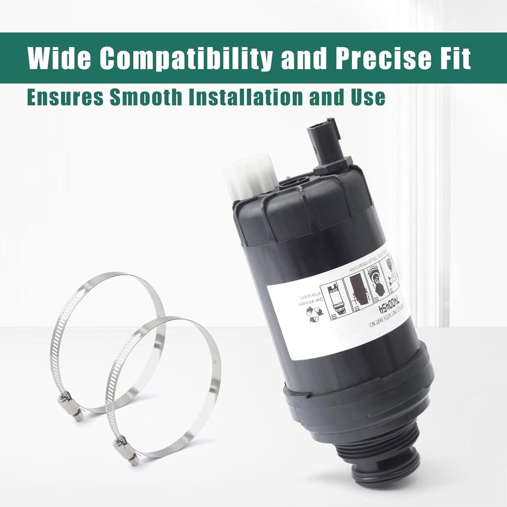 7400454 Fuel Filter Replacement for Bobcat Skid Steers & Loaders T/S Series A770 for Excavators E32 E35 for Versahandlers V519 V723, Includes Water