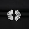 Exaggerated Retro Creative Leaf Flower Earrings, Elegant Temperament Light Luxury High-End Design Commuter Earrings