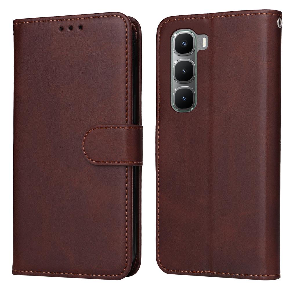For Infinix Hot 60 Pro 4G Case Wallet PU Leather Folio Flip Phone Cover
