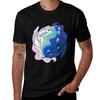 Celestia Luna Circle Tshirt Basic Casual Short Sleeve Cotton Shirt