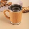 Bamboo Coffee Tea Cup Insulated Coffee Mug for Office Keeps Drinks Hot or Cold