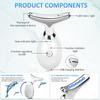 7 Color 3 Modes Facial & Neck Massager Skin Tightening Anti Aging Electric Beauty Device for Face Neck Rejuvenation