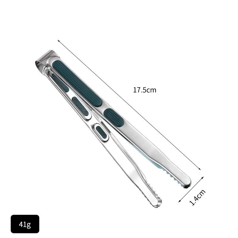 Stainless Steel Anti-Scald BBQ & Roasting Tongs for Bread, Meat, and Steak - Perfect Kitchen & Baking Utensil