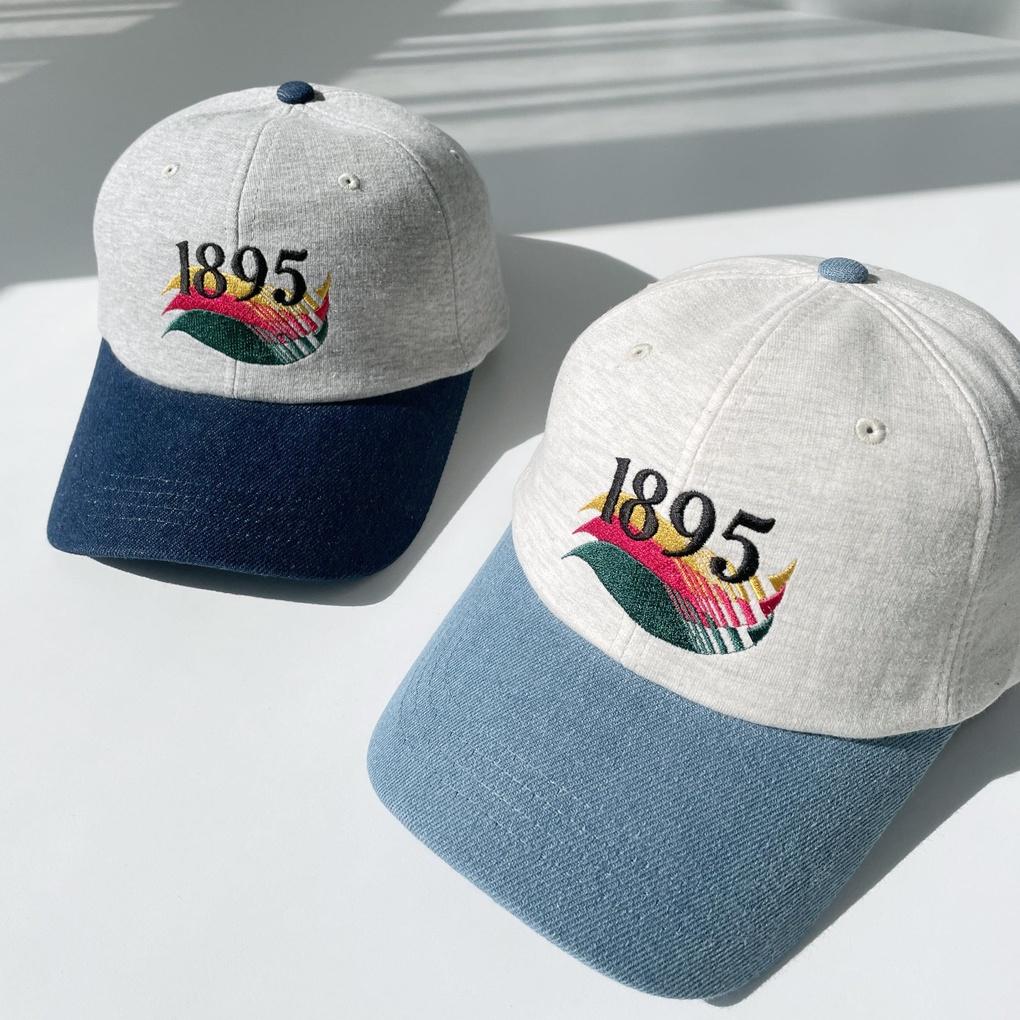 Unisex Basic Daily Denim Color Block 1985 Ball Cap